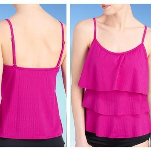 AMERICAN BEACH Chevron Triple Tier Tankini
